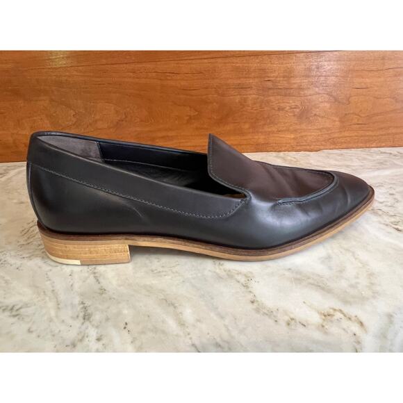 Everlane Modern Pointed Toe Leather Loafers Black 8.5 - Picture 12 of 12
